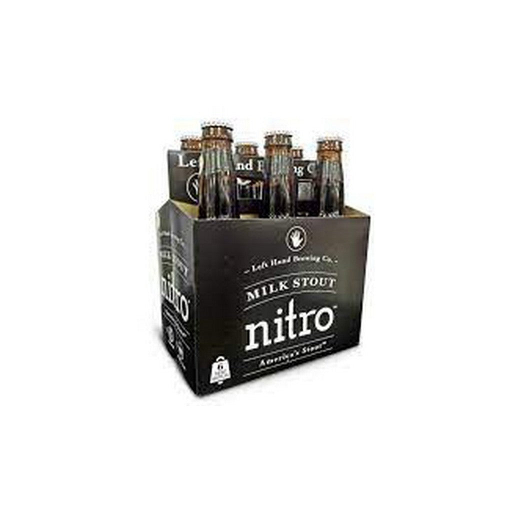 Left Hand Brewing Milk Stout Nitro 12oz 6 Pack Bottles