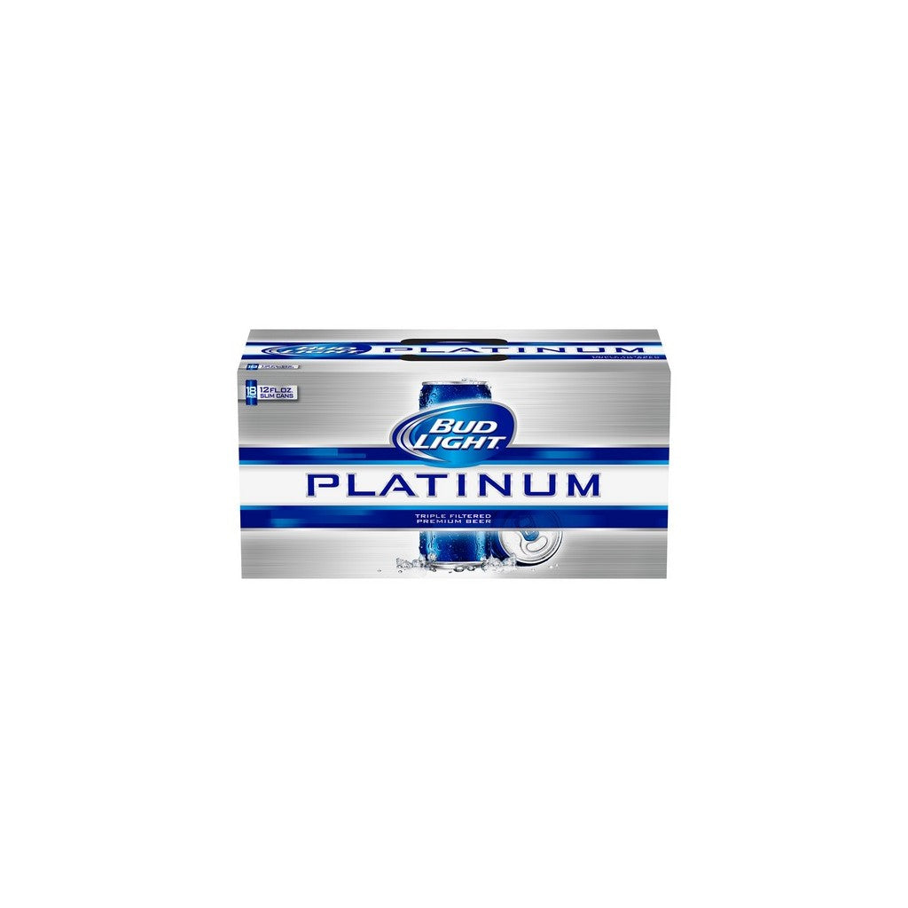 Bud Light Platinum 12oz 18 Pack Cans