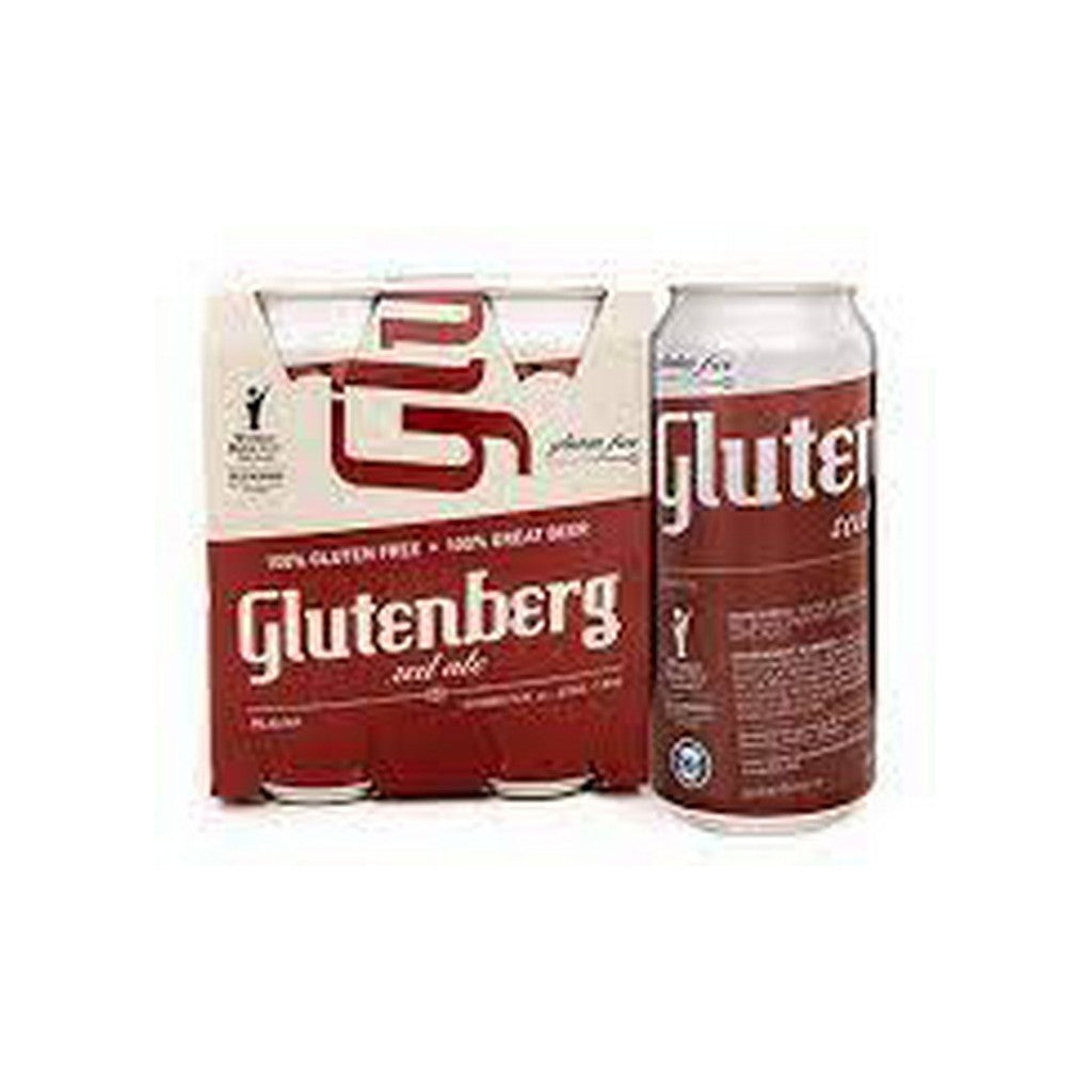 Glutenberg Red Ale Gluten Free 16oz 4 Pack Cans