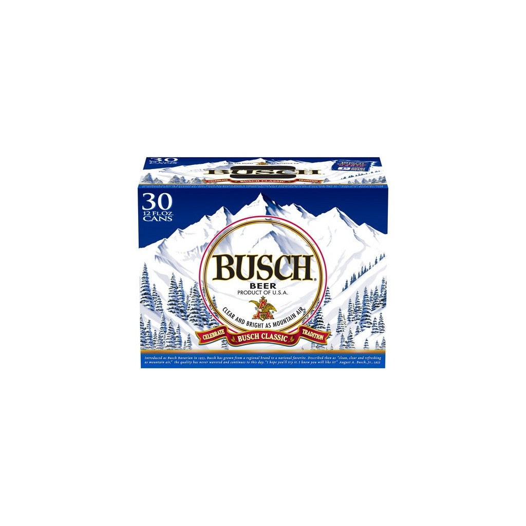 Busch 12oz 30 Pack Cans