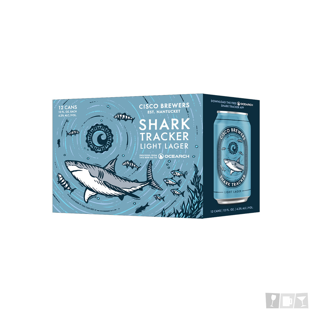 Cisco Shark Tracker 12oz 12 Pack Cans