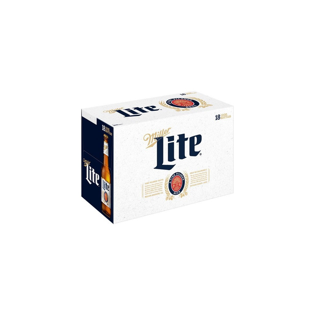 Miller Lite 12oz 18 Pack Bottles