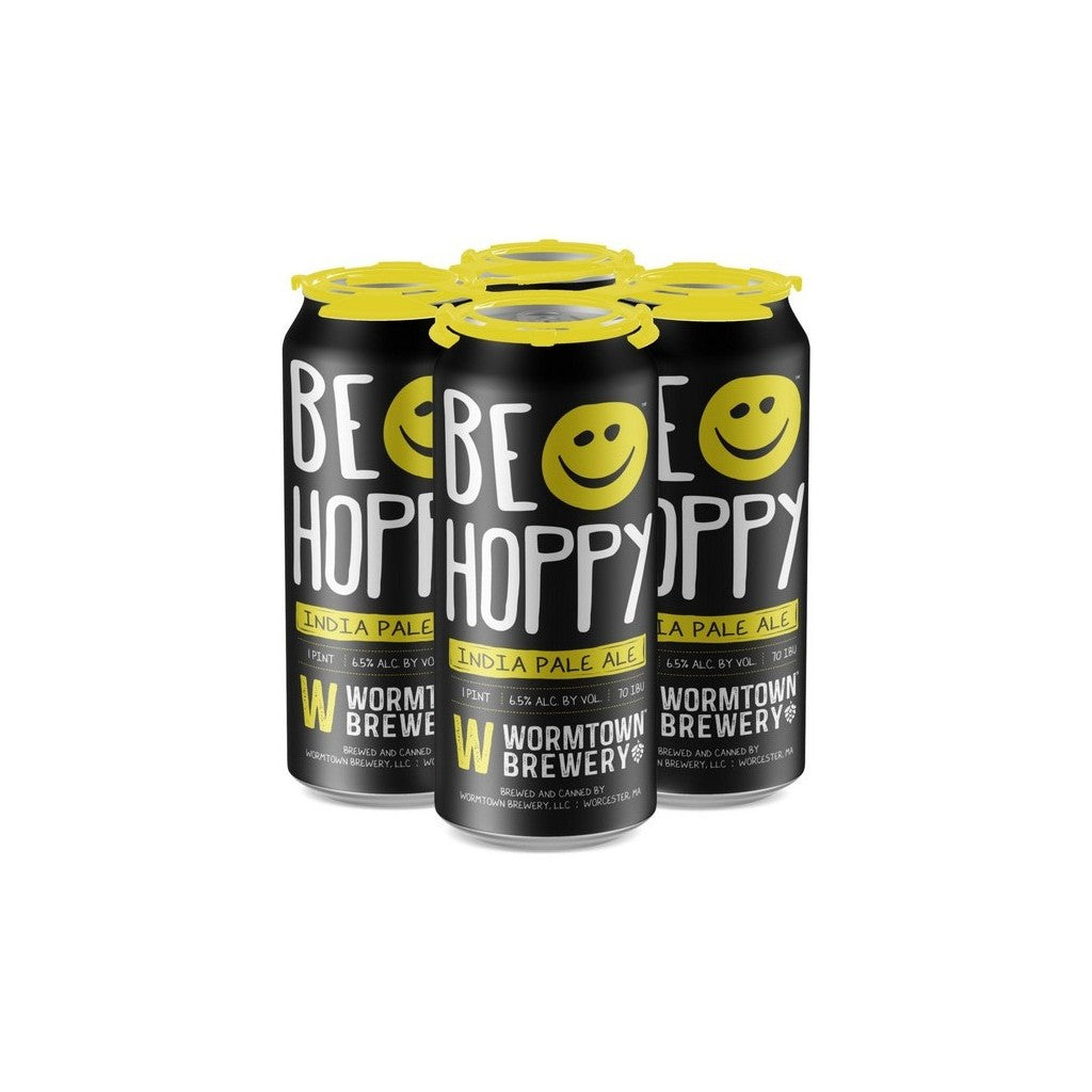 Wormtown Be Hoppy IPA 16oz 4 Pack Cans